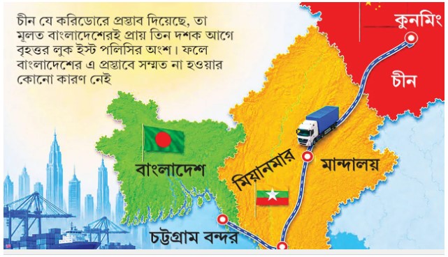 লুক ইস্ট পলিসি করিডোর ও সম্ভাবনার দুয়ার